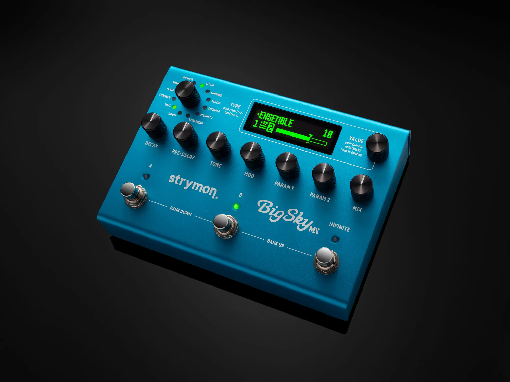 Strymon BigSky MX reverb pedal